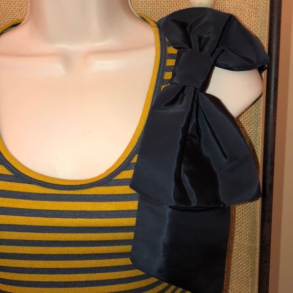 Better B. Bow Striped Top Size Small - Picture 2 of 3